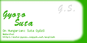 gyozo suta business card