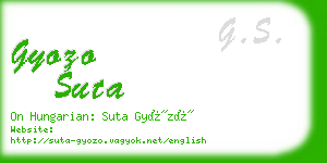 gyozo suta business card
